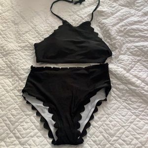 Black High Waisted Bikini